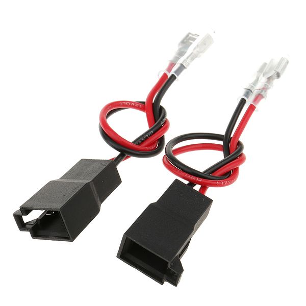 

2 pieces car audio speaker wire harness connector for vw audi renault nissan