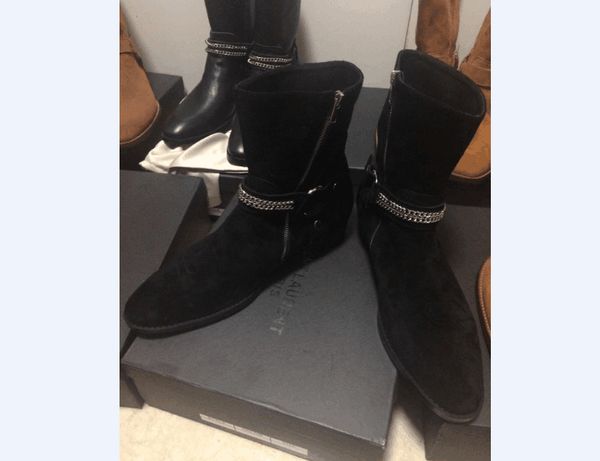 

customized slp paris genuine leather qing-zhilong suede fashion boot new list high knee boots, Black