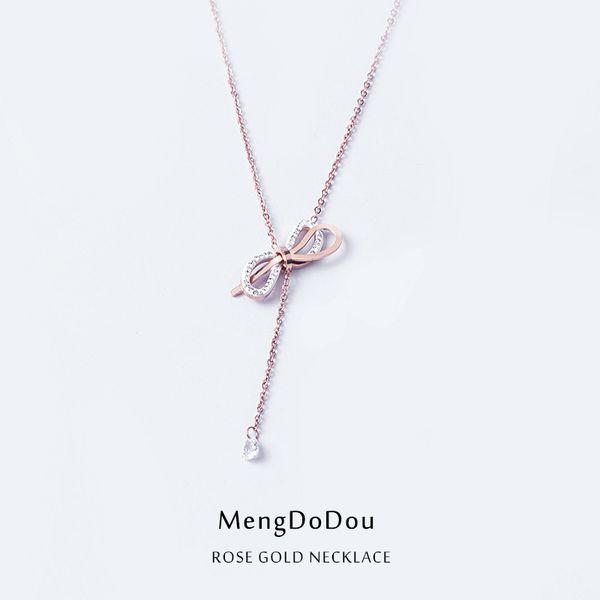 

fashion tiny heart necklace for women rose gold necklace pendant jewelry for women accessories girlfriend gift drop shipping a68, Golden;silver