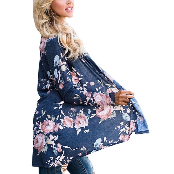 

2020 floral maternity blouses long sleeve coat clothes for pregnant women nursing blouse pregnancy clothing plus size, White