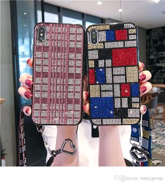 

glitter diamond case for iphone 11 pro vintage luxury jewel cover for iphone x xr xs max 7 8 plus 6 6s bling soft samsung s8 s10 note 8 9