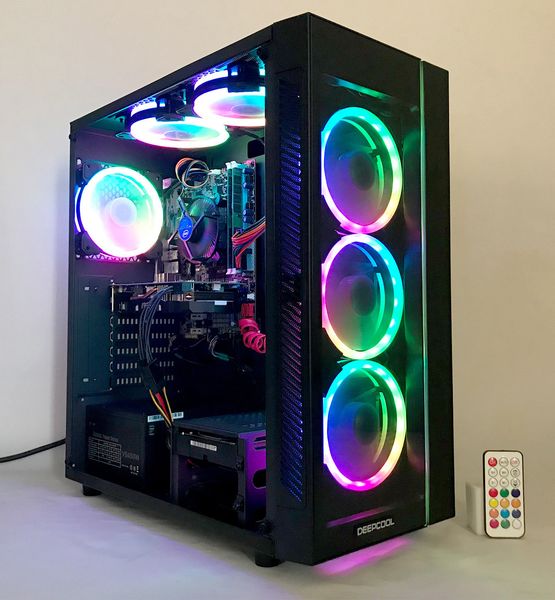 

Gaming pc de kcomputer intel i5 16g 2t win10 wifi gtx 1060 3gb 6 rgb fan