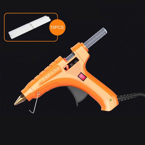 

melt glue gun 100w for diy handwork toy repair tools electric heat temperature glue guns heat guns with sticks