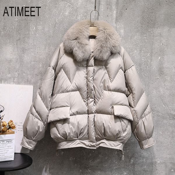 

2020 new women thick down jacket hooded white duck jackets winter warm coats parkas female outwear, Black