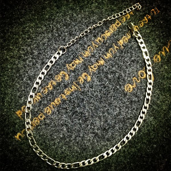 

men punk style stainless steel cuban chain necklace waterproof men link curb chain gift jewelry length customize, Golden;silver