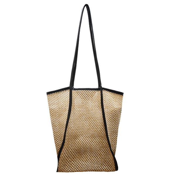 

women's fashion retro woven shoulder bag floral handbag woven bag beach designer luxury bolsa de ombro das mulheres#30