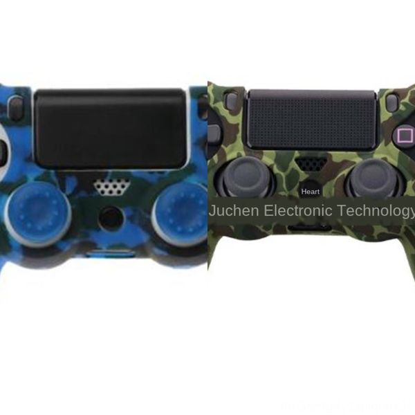 

drzem black blue red soft case rubber for skin non-slip silicone cover gel ps4 controller