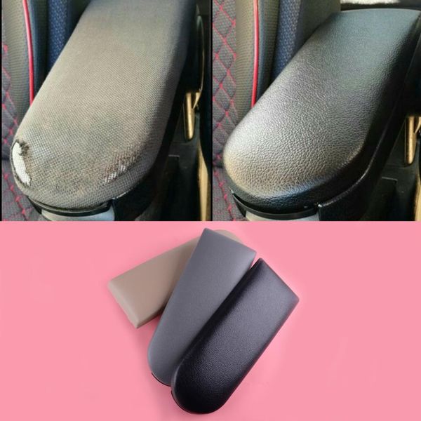 

dwcx durable black/grey/beige car center console armrest cover latch lid fit for octavia fabia roomster