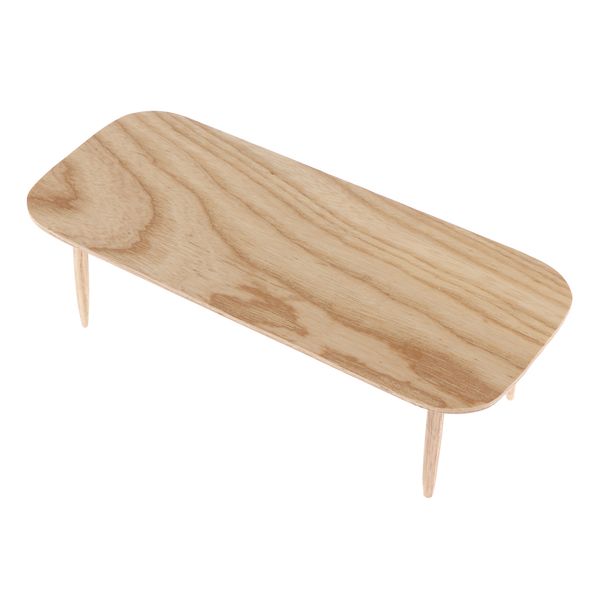 

dollhouse miniature furniture 1/12 scale wooden rectangular coffee tea table