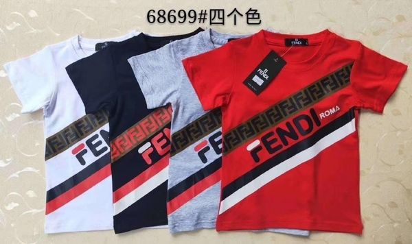 

2019children s round neck t-shirt fashion children s clothing cotton printing handsome bottoming shirt new high-end products boy0707