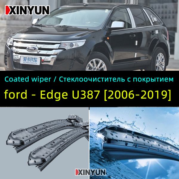 

coated wiper front wiper blades for - edge u387 [2006-2019] windshield windscreen front window