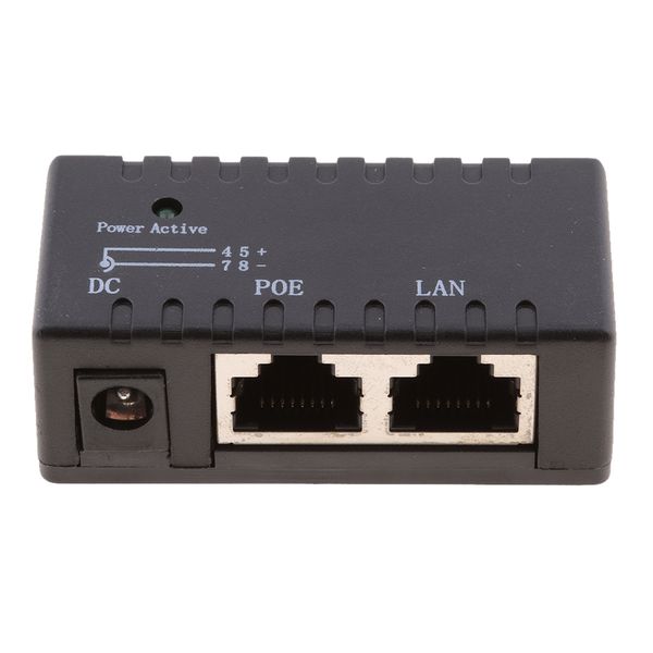 

2port lan poe power over ethernet injector adapter for ap ip camera access