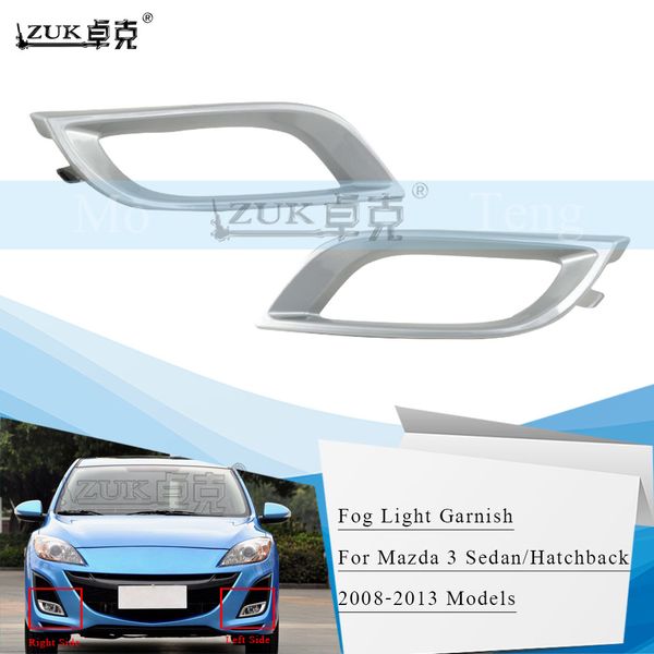 

zuk front fog lamp cover fog light trim foglight foglamp garnish for 3 bl 2nd generation 2008 2009 2010 2011 2012 2013