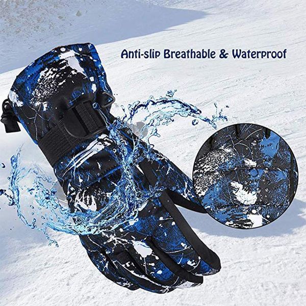

winter ski gloves windproof waterproof outdoor hiking warm winter ski gloves for men women