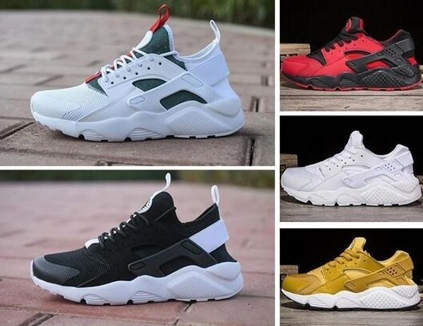 

huarache 1.0 run ultra 4 iv mens running shoes women huaraches run triple black white red multicolor sneakers athletic trainers 36-45