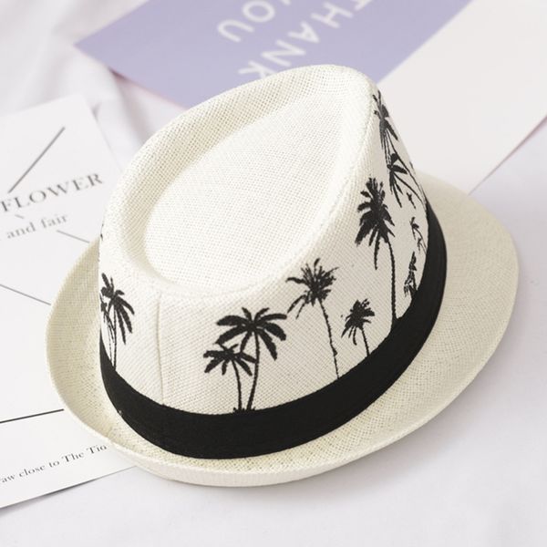 

travel summer caps wide brim trilby fashion casual panama fedora sun protection straw sombrero men sun hat beach, Blue;gray