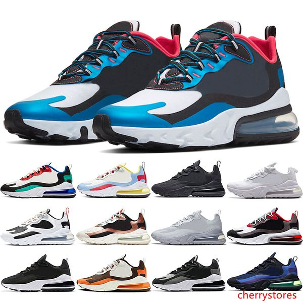 

react men women running shoes bauhaus triple white black optical oreo grey red gold fashion mens trainer sport sneaker size 36-45