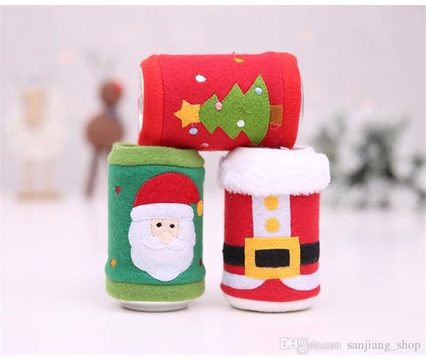 Christmas Drink Decor Party Plush Wine Bottle Coke Beer Bottle