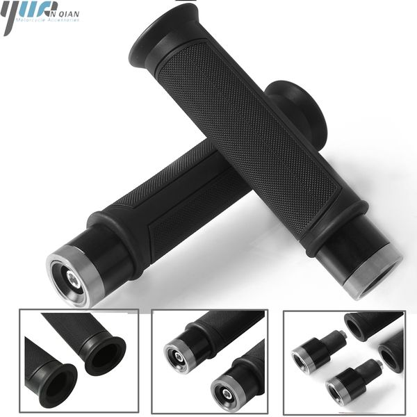 

universal 7/8'' 22mm rubber motorcycle handle grips racing handlebar grip for honda dn-01 cb600f cb650f cb190r x- yamaha bmw