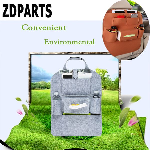 

zdparts car seat back hanging organizer bag multi-pocket for e46 e39 e60 e90 e36 f30 f10 x5 e53 e34 e30 lada seat leon