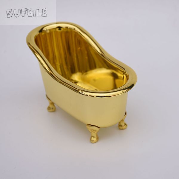 

2pcs mini bathtub storage box toothpaste toothbrush storage box soap d5