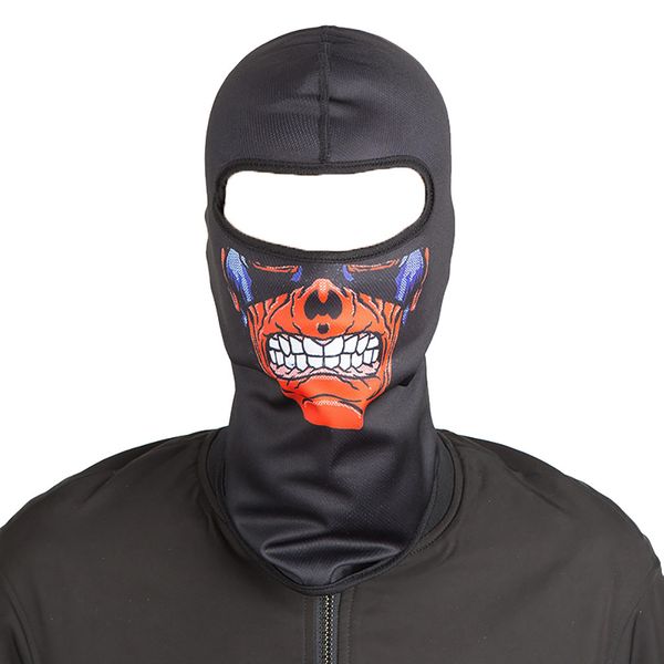 

2019 face shield tactical mask 3d skull sport mask neck warm full face windproof motorcycle ski outdoor sports #5, Black