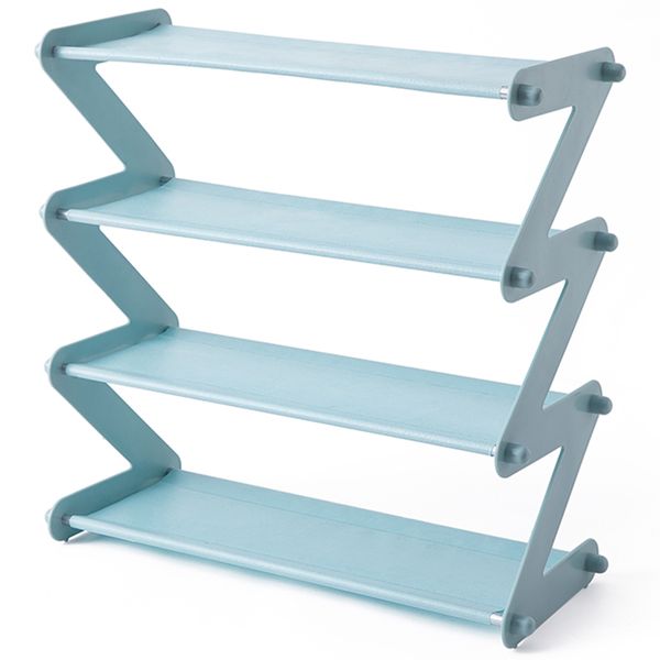 

simple stainless steel assembled shoe rack save space slippers high heels home dormitory foldable multi-layer storage