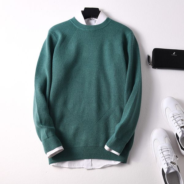 

men's sweaters sparsil men winter warm o-neck cashmere pullovers full sleeve thick soft wool autumn comfortable knitted jumpers, White;black