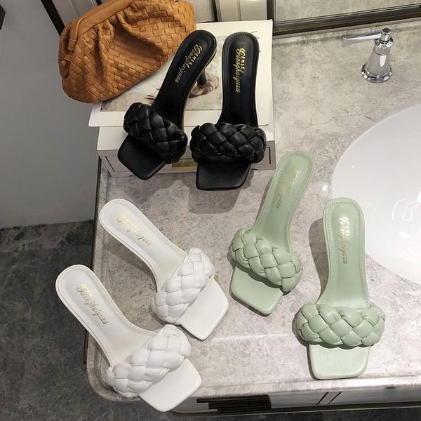 

Ѭезина венамки плоади toe обђв женина 2020 апоки каблђки slipers женин luxury лай, Black