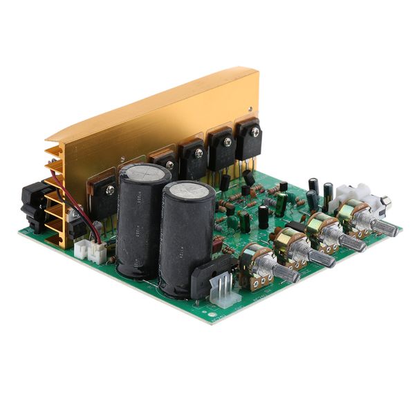 

ac12-24v high power deep bass 2.1 amplifier board 3channel subwoofer module
