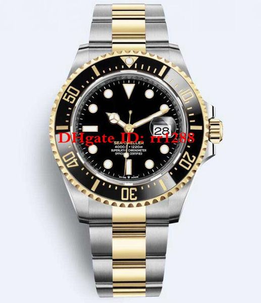 

2019 новая модель мужские наручные часы 126603 43 мм Sea Dweller Deep 4000 смотреть керамический