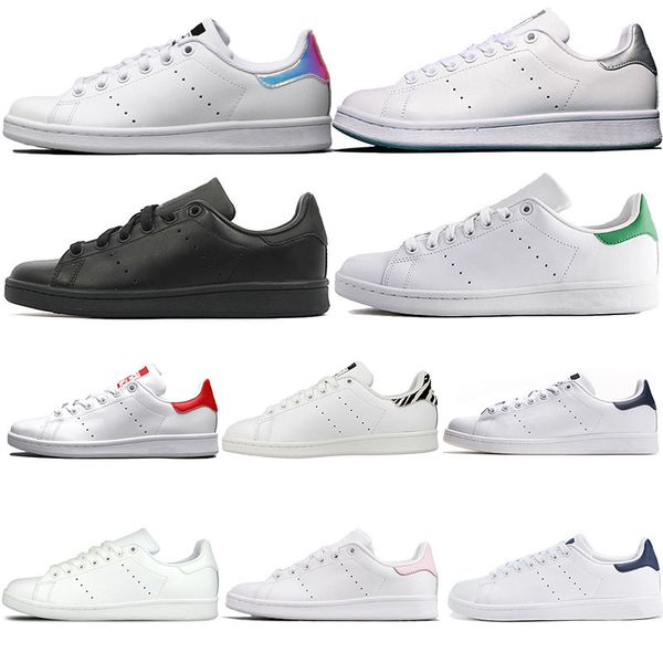 

fast ship good stan smith lovers classic brand lether designer casual shoes laser green blue red black white 36-45 for men women