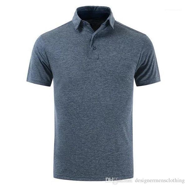 

короткие рукава футболки тонкий спортивный мужской дизайнер поло гольф твердые мужские топы мужская одежда мужская отворотом шеи, White;black