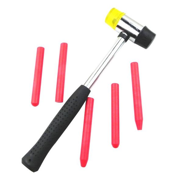 

6pcs diy paintless handheld car body repair tool kit rubber leveling pen accessories universal remove dent home manual