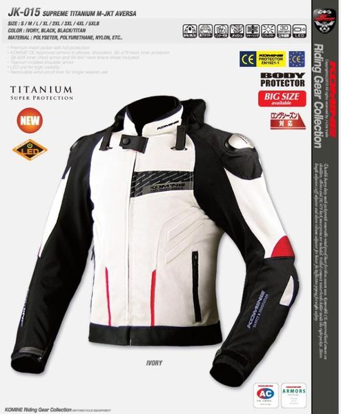 

wholesale riding motorcycle jackets for komine jacket jk015 locomotive drop jackets titanium mesh summer racing jacket