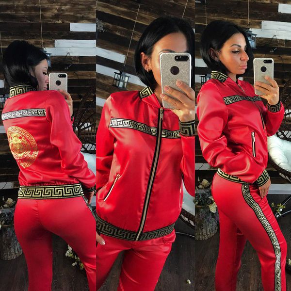 

2019 новое прибытие женские спортивные костюмы мода из двух частей с длинным рукавом кардиган женские осенние спортивные костюмы спортивная, Gray