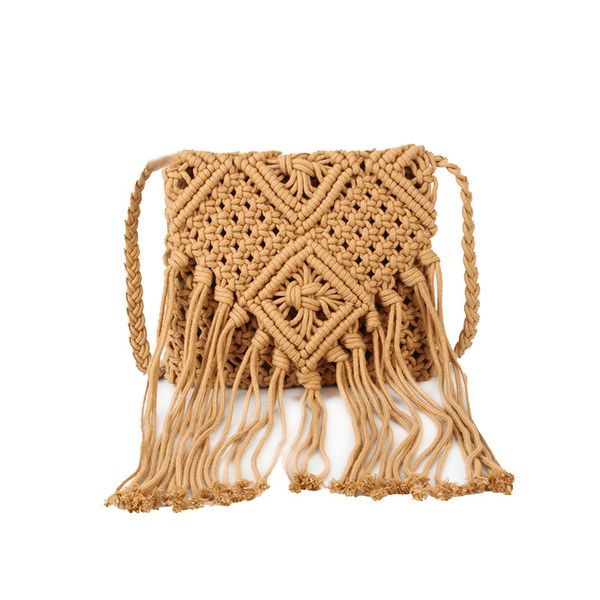 

new handmade woven handbags for women fashion rattan bag cowhide handle design retro shoulder bag boho female straw beach
