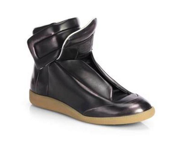 

high sneaker shoe men's walking flats shoes,fashion mmm trainers kanye west casual leisure shoes, Black