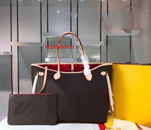 

naverfull classic tote bag with clutch designer luxury handbags purses women real cow leather shoulder messenger shopping bags handbag 40995