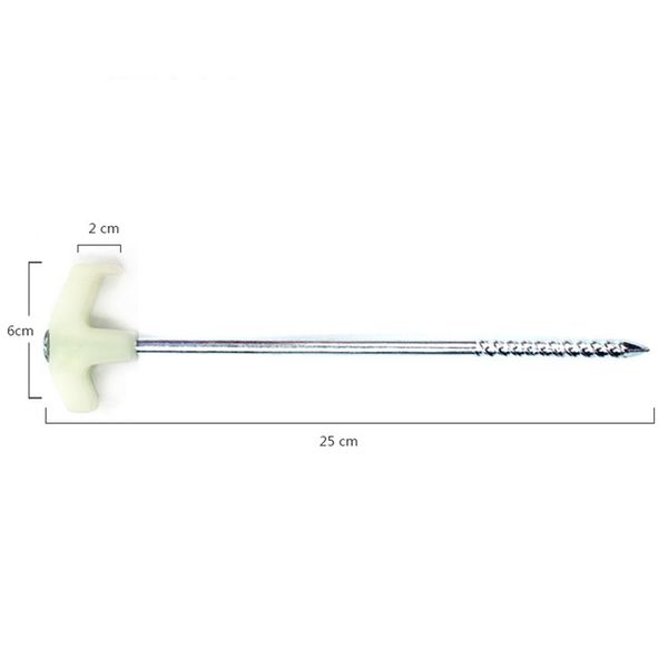 

5 шт открытый кемпинга luminous палатка nail fluorescent 25см ветер rope nail навес стали nail палатка аксессуары палатки и укрытия