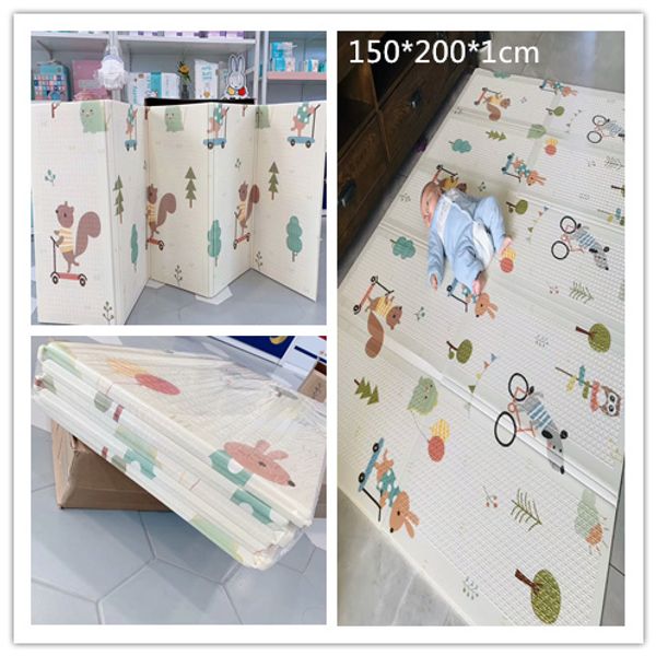 

ZhiMi Baby XPE Creeping Mats Cartoon Children Foldable Crawling Mat Play Puzzle Mats Kids Safety Room Floor Soft Mat ZM 001