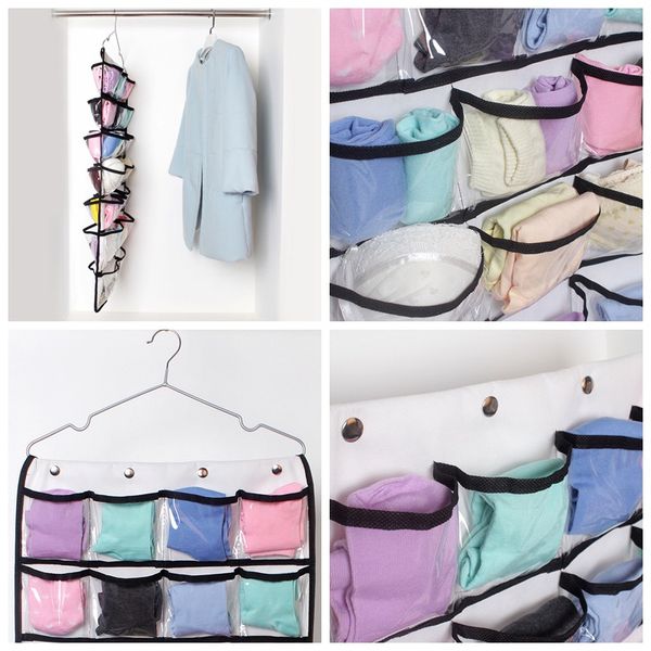 

42 pocket closet hanging storage bag organizer wall door holder clothes rack us