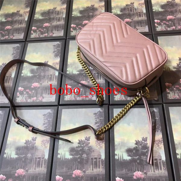 

women leather handbags chain designer bags famous women bags v-shaped ripple shoulder bag