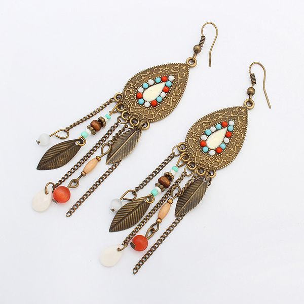 

golden earrings aretes grandes 2019 egypt leaf large ring earring fashion jewelry flamingo just feel jewelry gifts for women, Silver