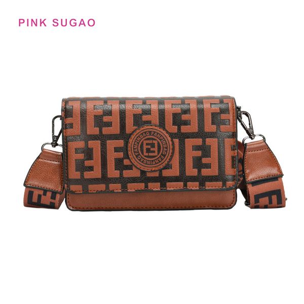 

pink sugao women shoulder bags brw crossbody bag new fashion designer purse with letters pu leather new styles shoulder bag