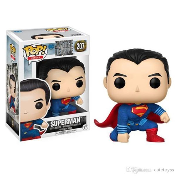 

pretty dhl fast ship new arrival xmas gift funko popiron spiderman & superman vinyl action figure with box gift toy good quality