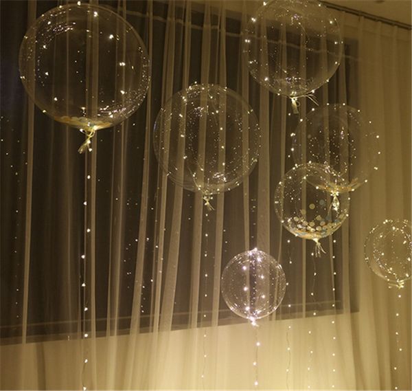 

Светодиодные мигающие огни воздушные шары ночное освещение Свет строка Бобо мяч