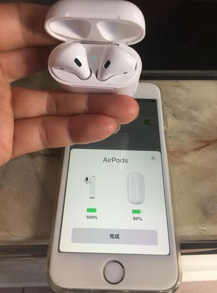 

Chri tma airpod w1 chip bluetooth earphone ca e work touch voice control connect automatic pop up window