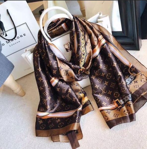 

2020 sell fashion summer women scarf casual lady silk scarves soft shawls aya01, Blue;gray