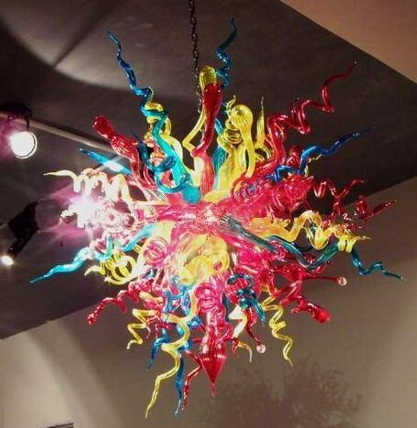 

color ball blown glass chandeliers led pendant lamps indoor lighting hanging lamp design art lights girban brand